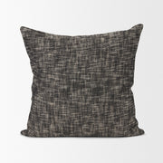 Jalia Cream and Black Cotton Pillow Cover (min order qty 2)-Decorative Pillows-DECOROLALA