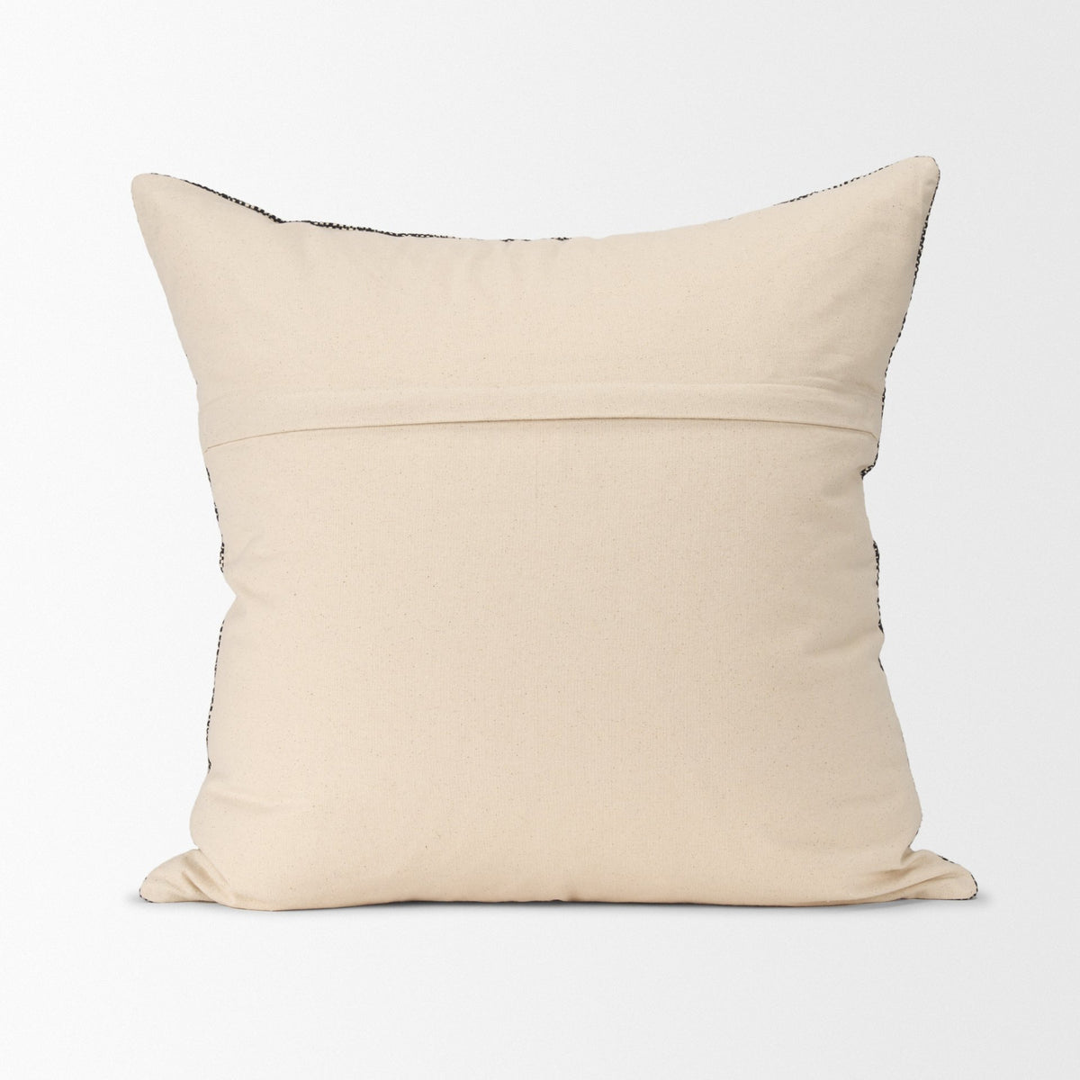 Jalia Cream and Black Cotton Pillow Cover (min order qty 2)-Decorative Pillows-DECOROLALA