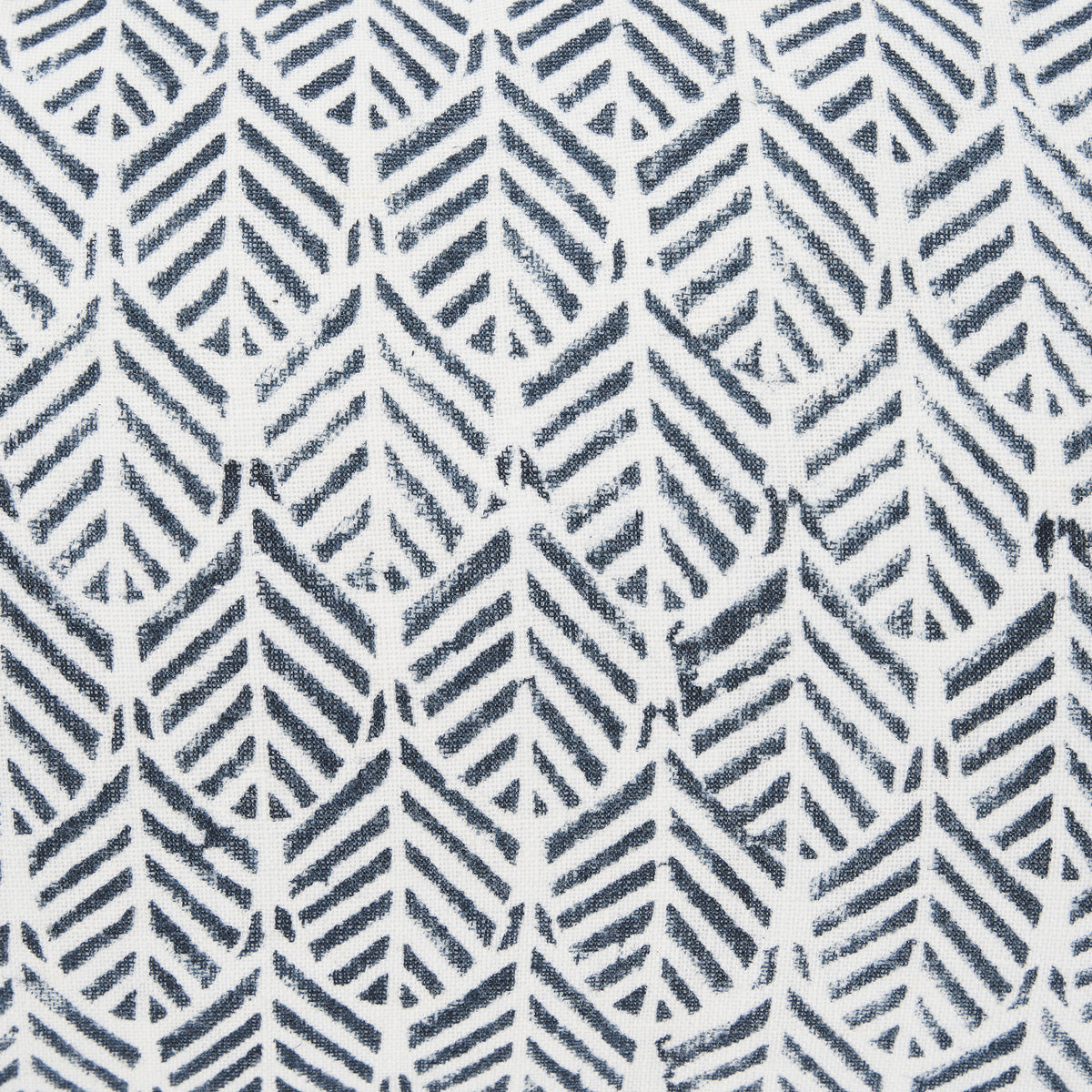 Janelle Cream & Indigo Linen Lumbar Pillow Cover (min order qty 2)-Decorative Pillows-DECOROLALA