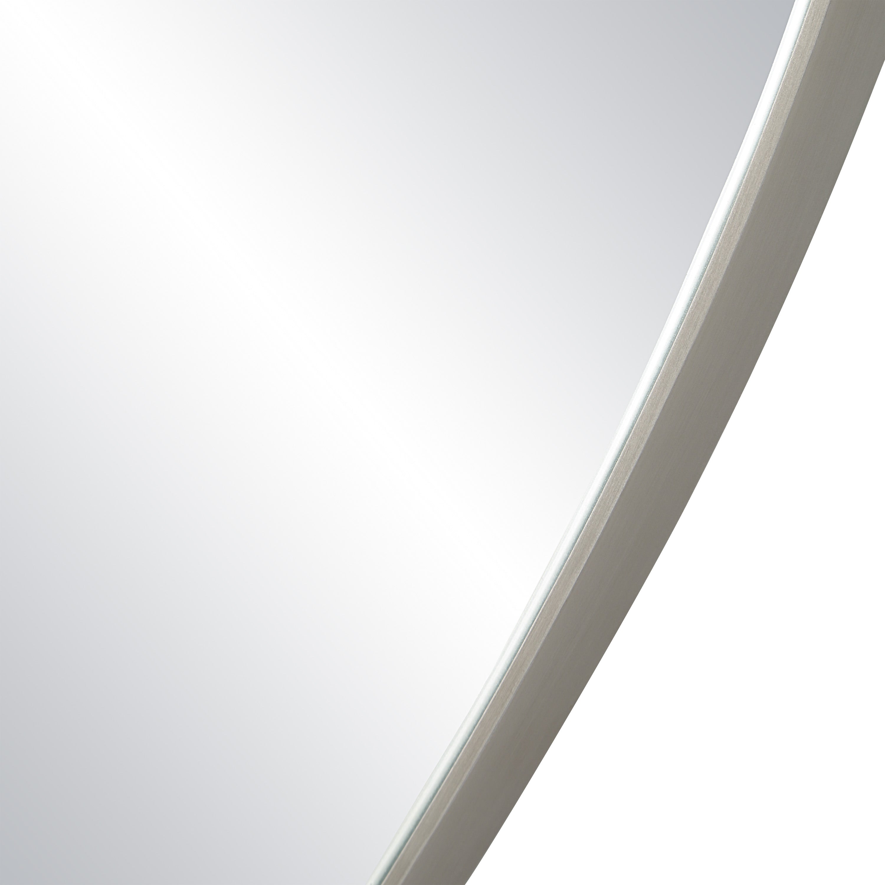 Javelin 45.25" Tall Irregular Wall Mirror, Grey-Mirror-DECOROLALA