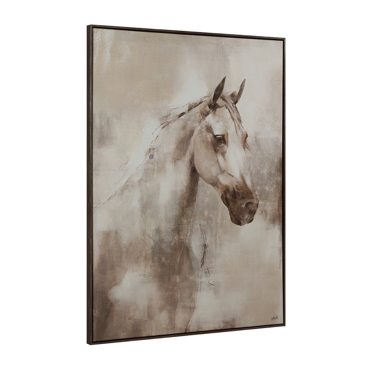 Jaxon 48" H x 36" W Canvas Art, Brown-Canvas Prints-DECOROLALA