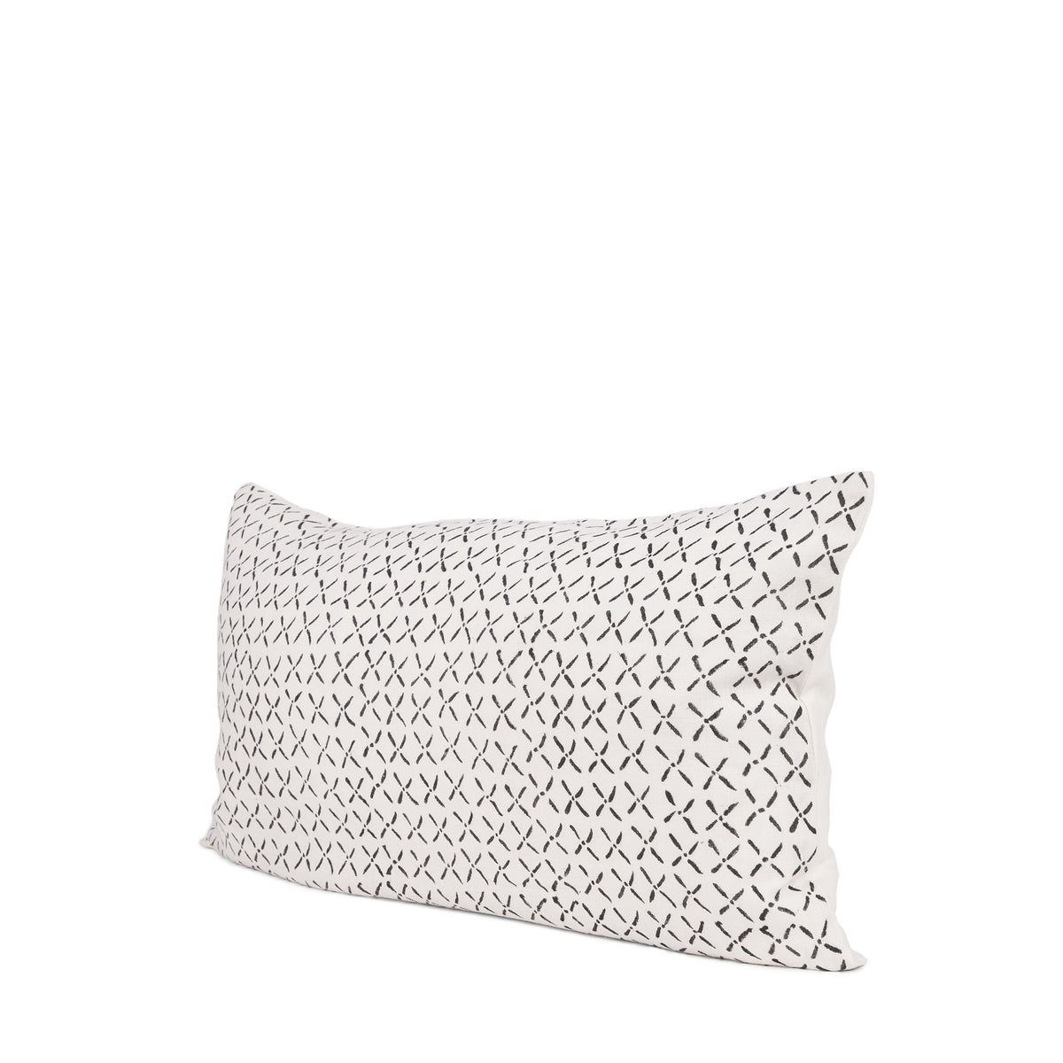 Jayden Cream Linen Lumbar Pillow Cover (min order qty 2)-Decorative Pillows-DECOROLALA