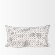 Jayden Cream Linen Lumbar Pillow Cover (min order qty 2)-Decorative Pillows-DECOROLALA