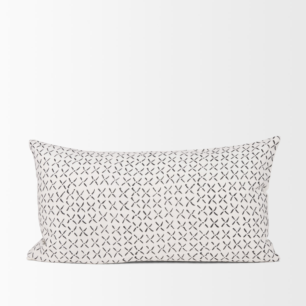 Jayden Cream Linen Lumbar Pillow Cover (min order qty 2)-Decorative Pillows-DECOROLALA