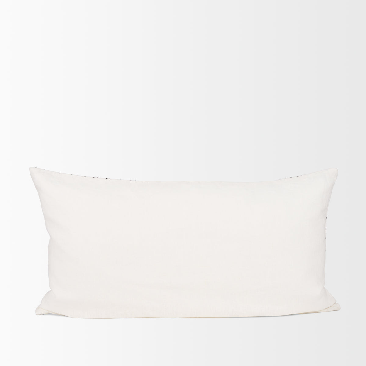 Jayden Cream Linen Lumbar Pillow Cover (min order qty 2)-Decorative Pillows-DECOROLALA