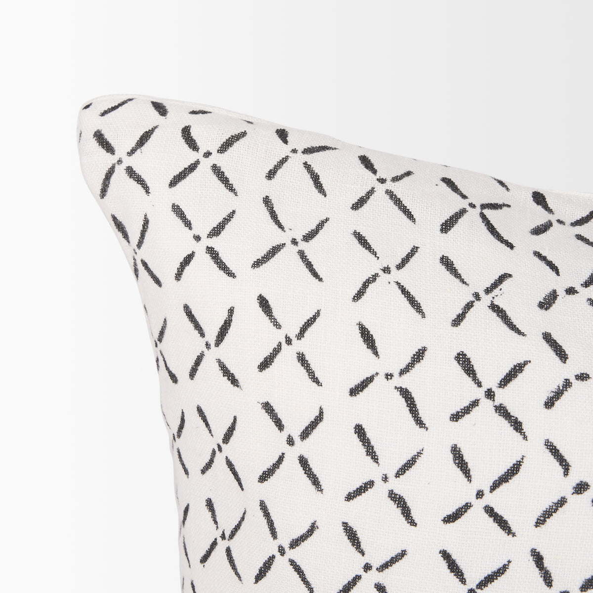 Jayden Cream Linen Lumbar Pillow Cover (min order qty 2)-Decorative Pillows-DECOROLALA