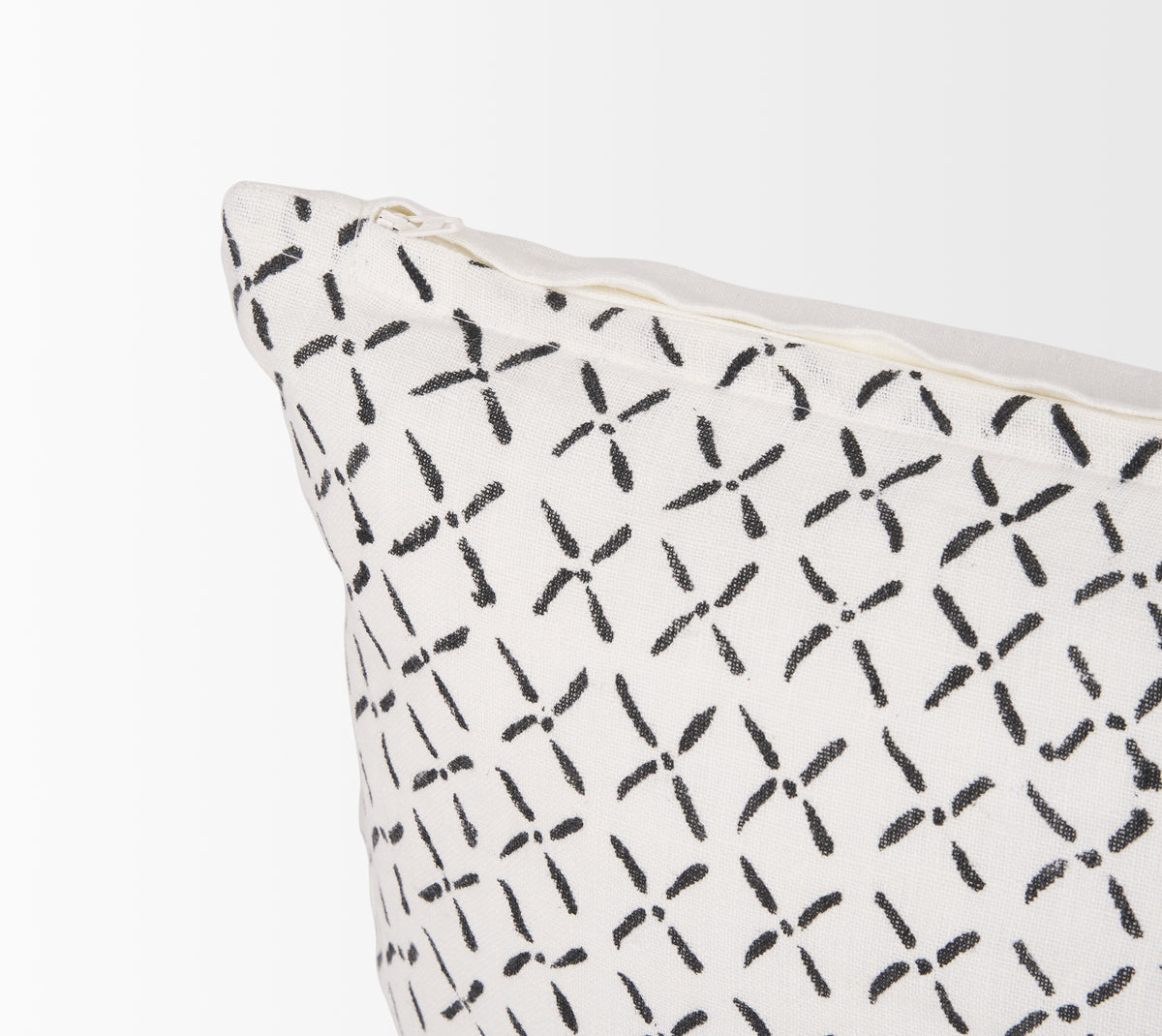 Jayden Cream Linen Lumbar Pillow Cover (min order qty 2)-Decorative Pillows-DECOROLALA