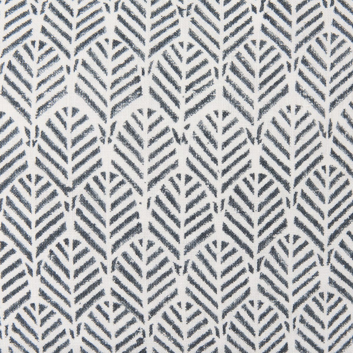 Jennelle Cream Indigo Print Linen Pillow Cover (min order qty 2)-Decorative Pillows-DECOROLALA