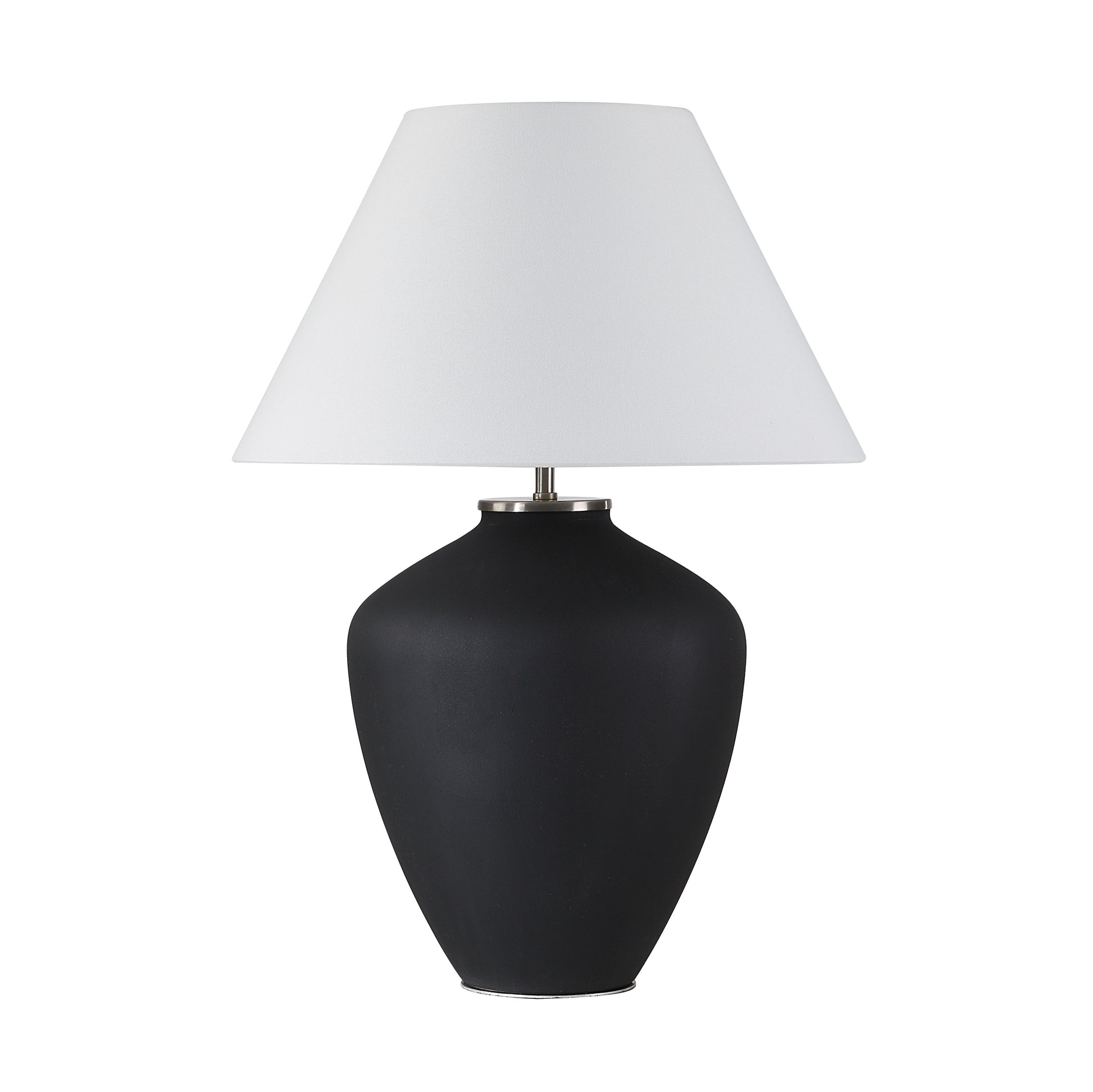 Jennie 27.5" Table Lamp, Matte Black-Table Lamp-DECOROLALA
