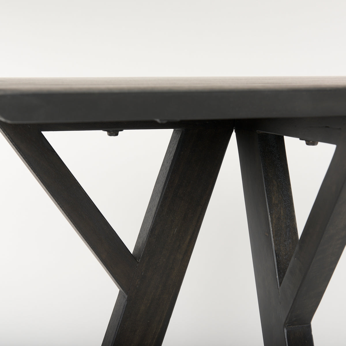 Jennings 54.0L x 16.0W x 29.5H Dark Brown Wood Console Table-Console Tables-DECOROLALA