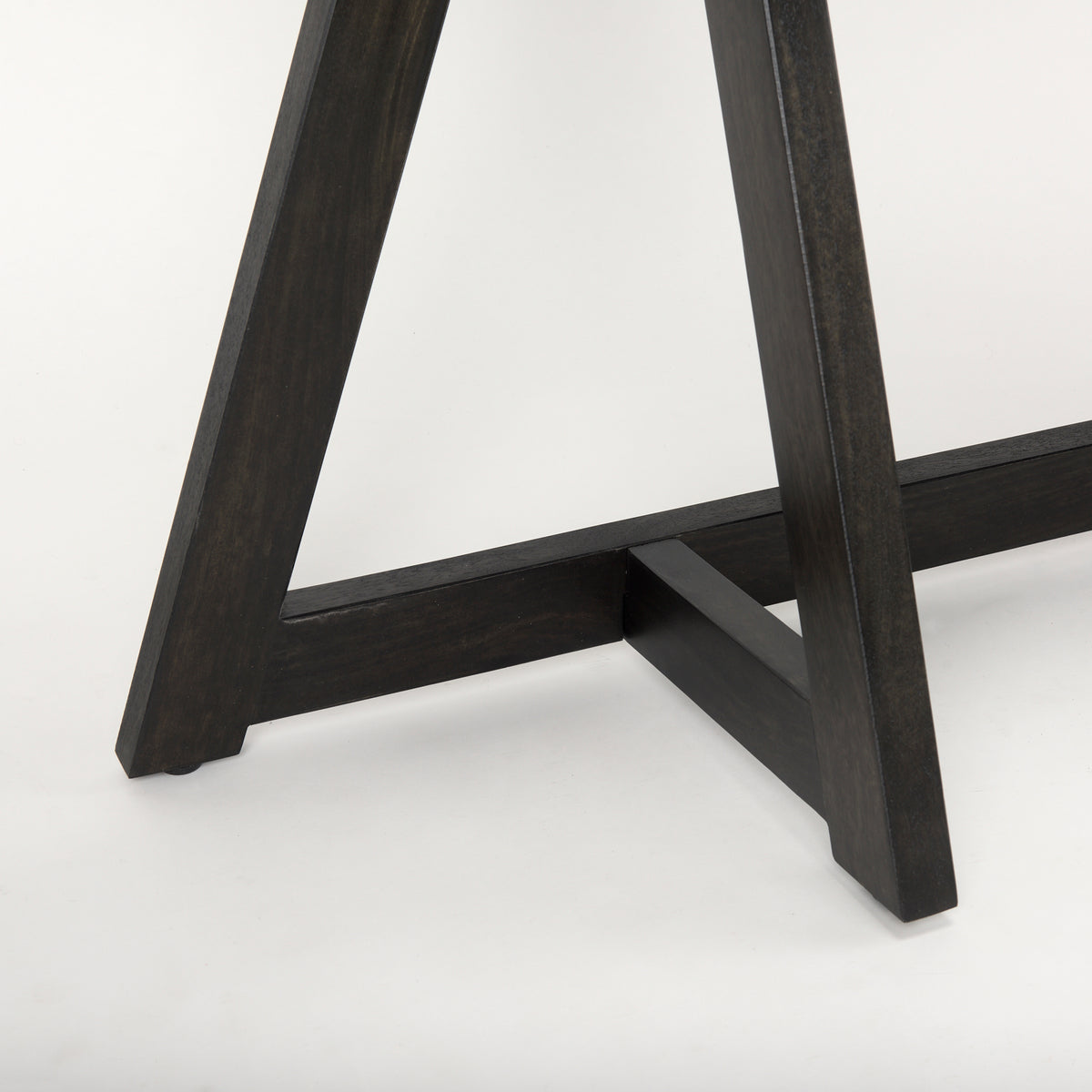 Jennings 54.0L x 16.0W x 29.5H Dark Brown Wood Console Table-Console Tables-DECOROLALA