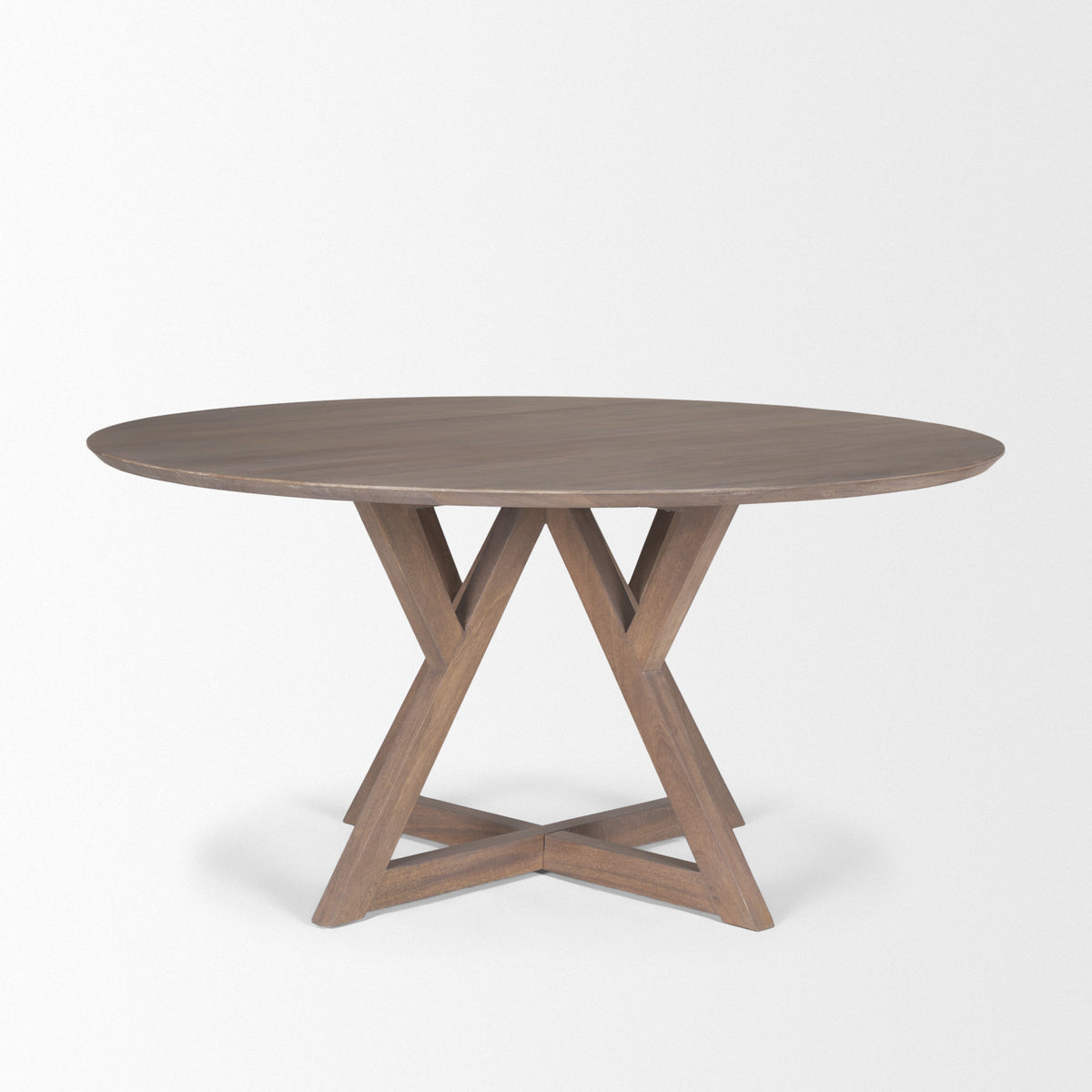 Jennings 60"L x 60"W Dining Table | Modern | Light Brown Wood | Seats 6-Dining Tables-DECOROLALA