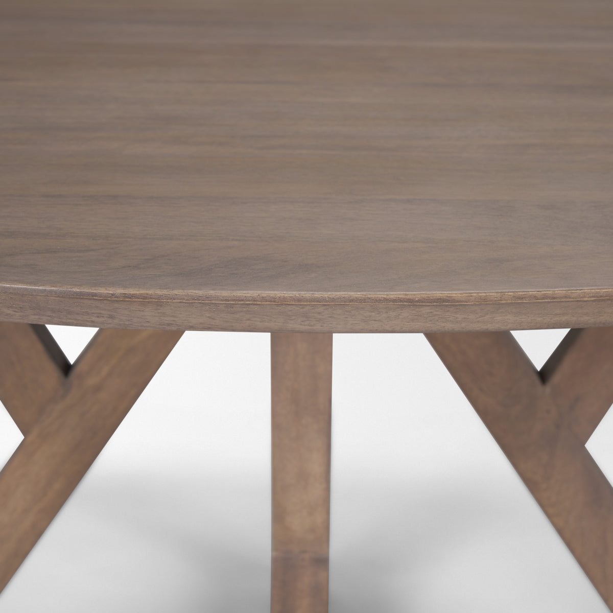 Jennings 60"L x 60"W Dining Table | Modern | Light Brown Wood | Seats 6-Dining Tables-DECOROLALA
