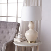 Jesula 26.75" Table Lamp Set of 2, Cream-Table Lamp- Set of two-DECOROLALA