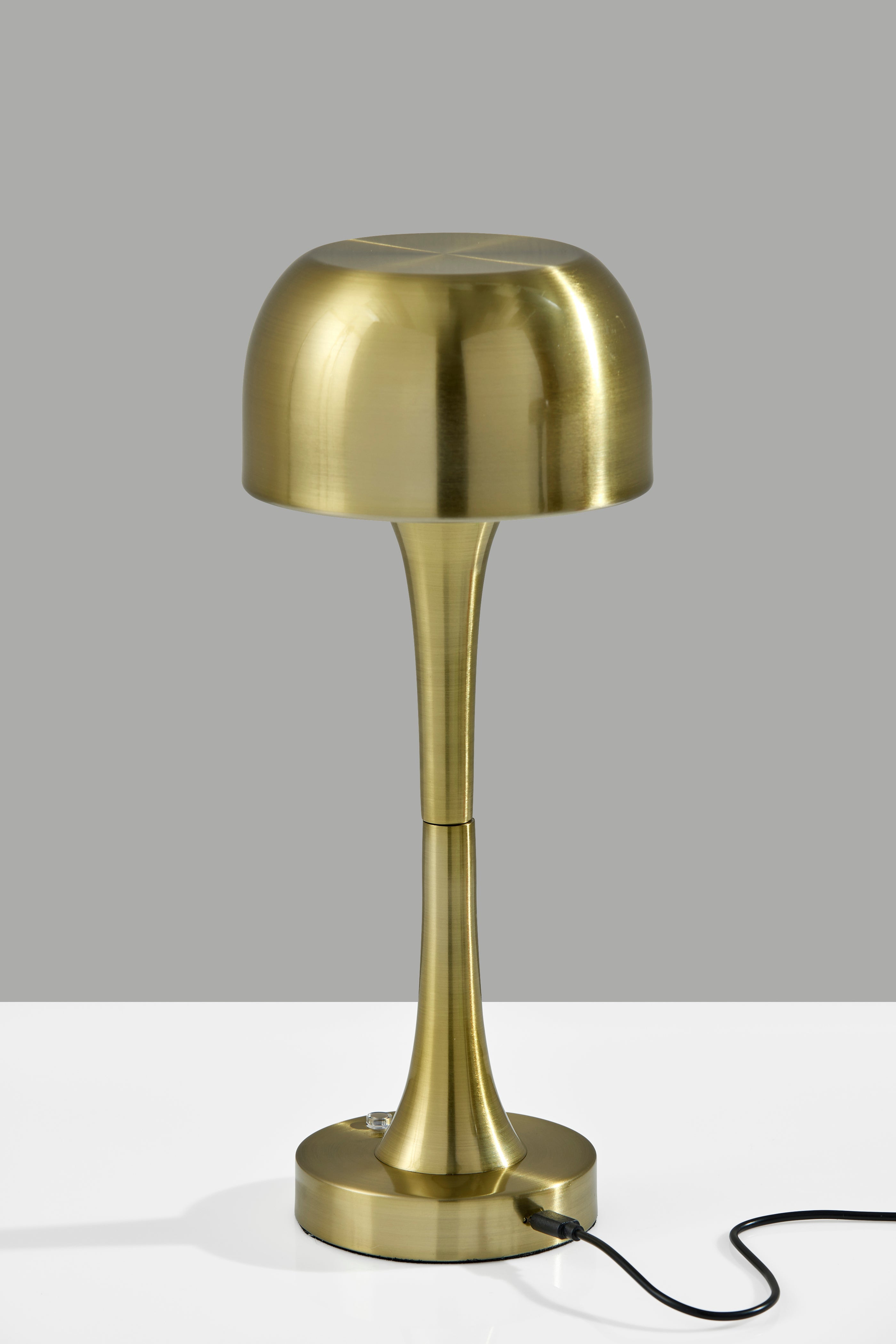 Jimmy 2602-21 LED Cordless Table Lamp - 15" Brass-Lighting-DECOROLALA