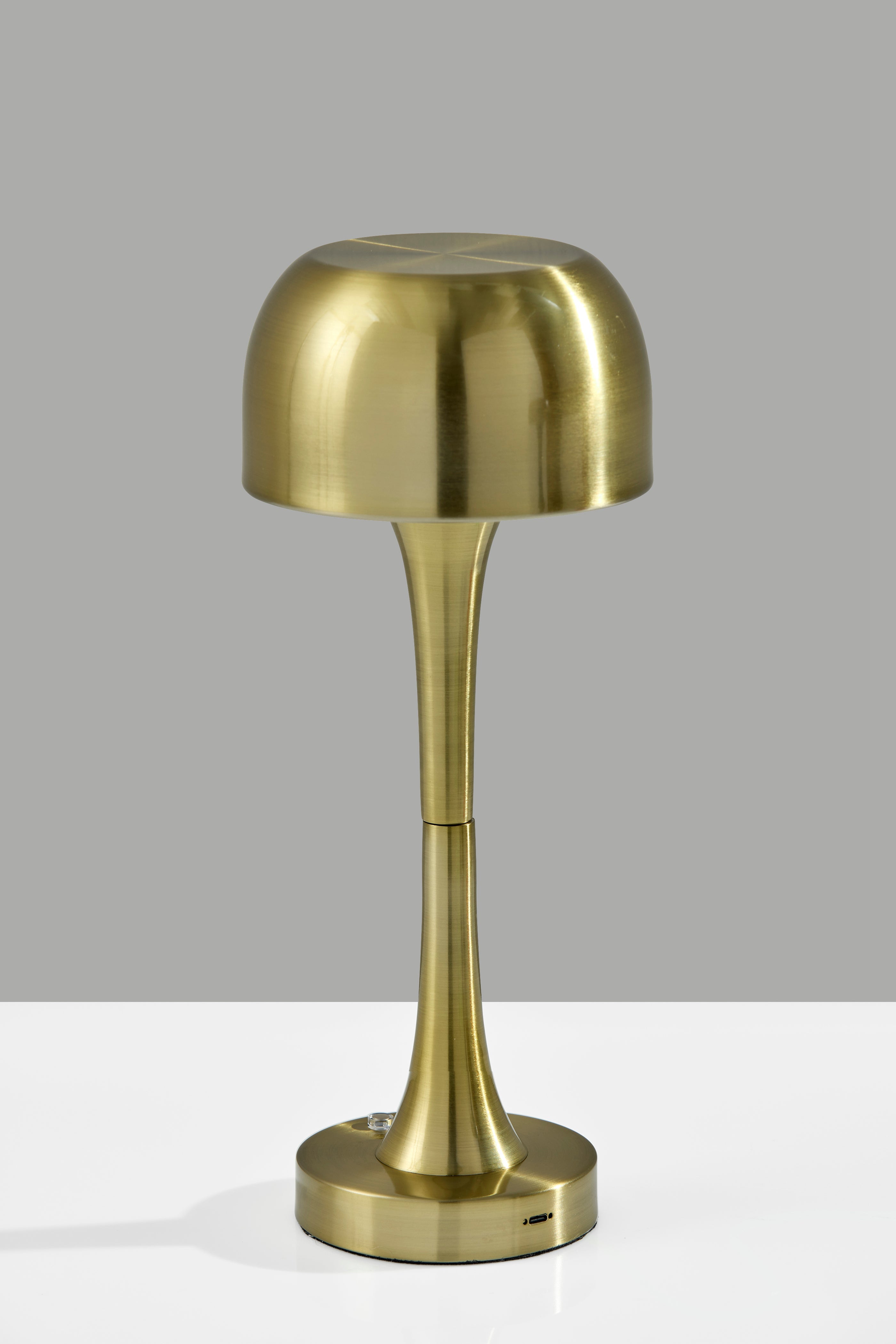 Jimmy 2602-21 LED Cordless Table Lamp - 15" Brass-Lighting-DECOROLALA