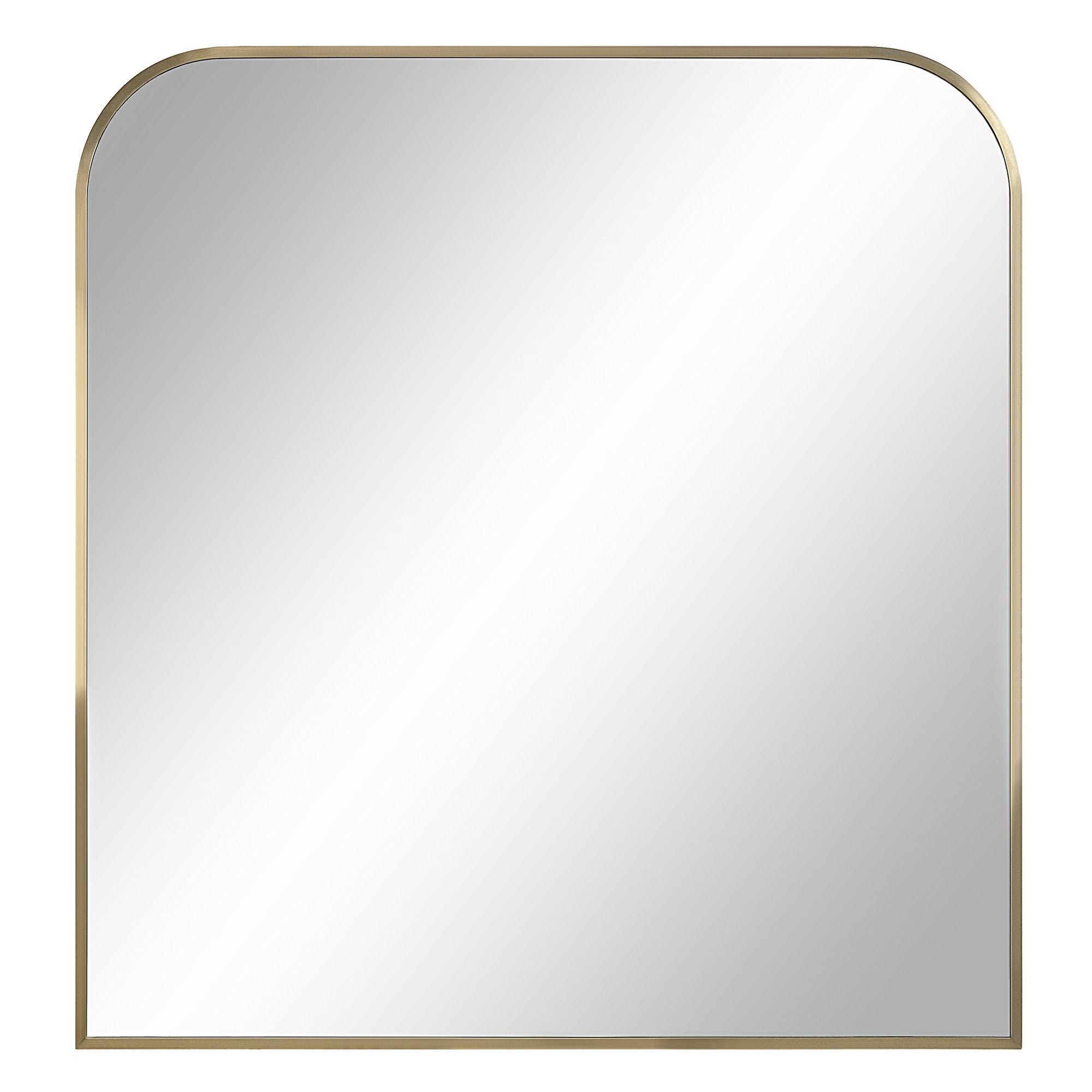 Joan 40" Tall Arch Wall Mirror, Yellow-Mirror-DECOROLALA