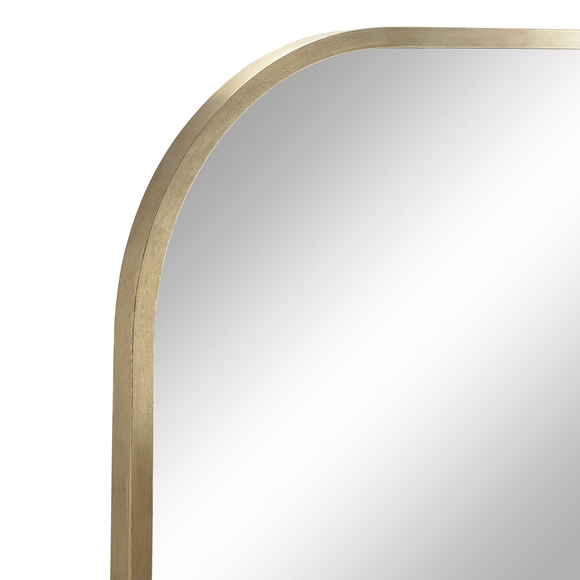Joan 40" Tall Arch Wall Mirror, Yellow-Mirror-DECOROLALA