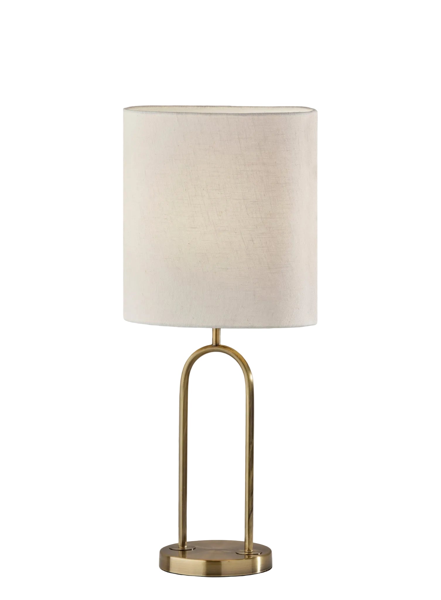 Joey Table Lamp - Antique Brass 28.5" Arc-Lighting-DECOROLALA