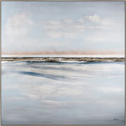 Johnston 40" Wide Canvas Art, Grey-Canvas Prints-DECOROLALA