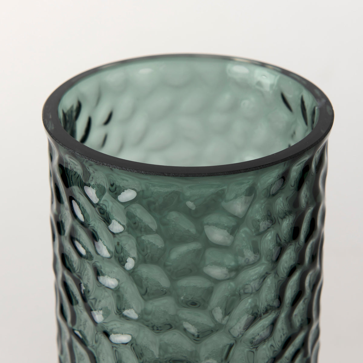 Jolene 11.8" Green Waterglass Glass Vase-Vase-DECOROLALA
