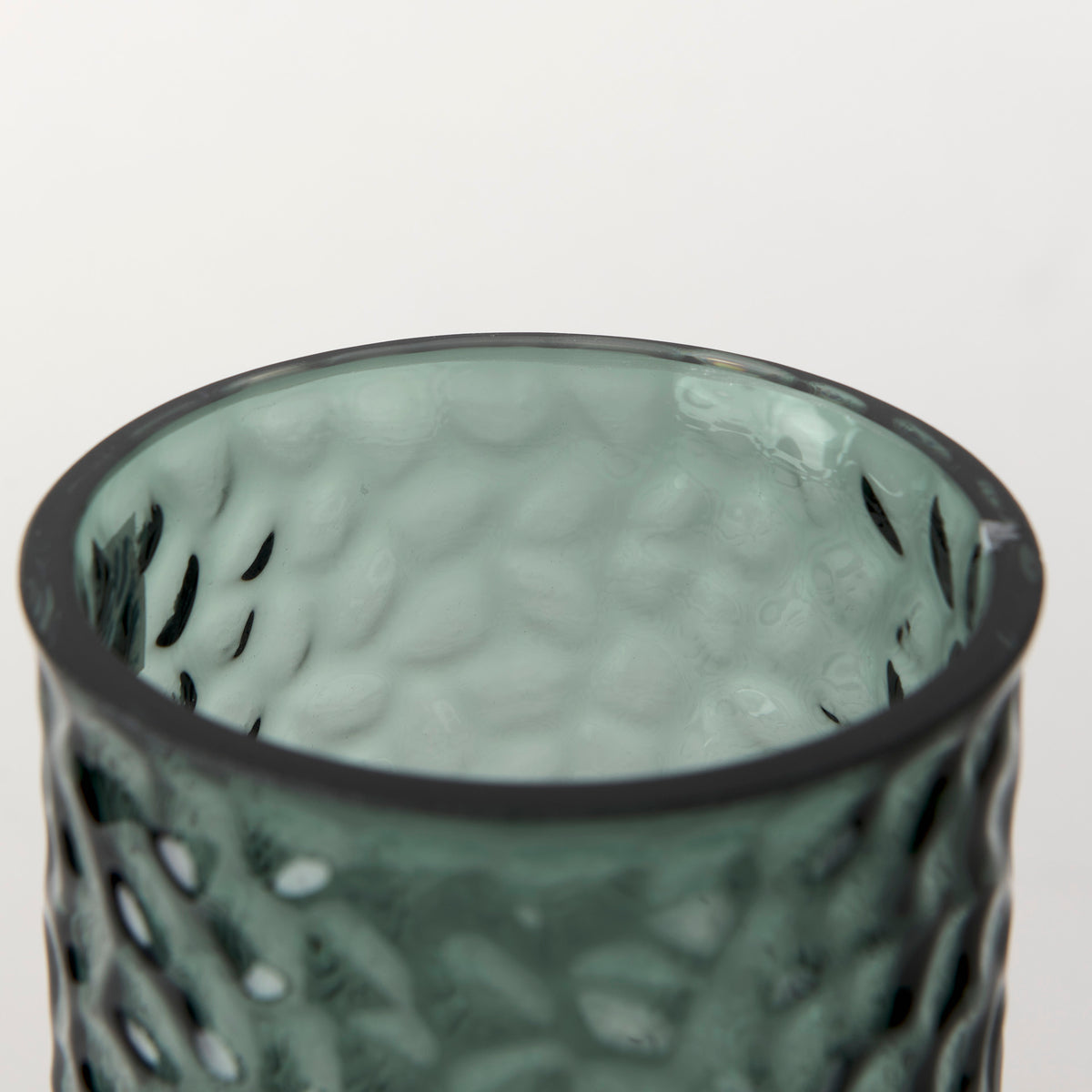 Jolene 11.8" Green Waterglass Glass Vase-Vase-DECOROLALA