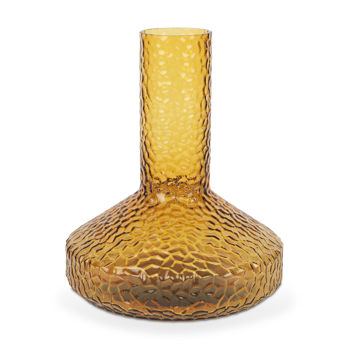 Jolene Amber Waterglass Glass Vase-Vases-DECOROLALA