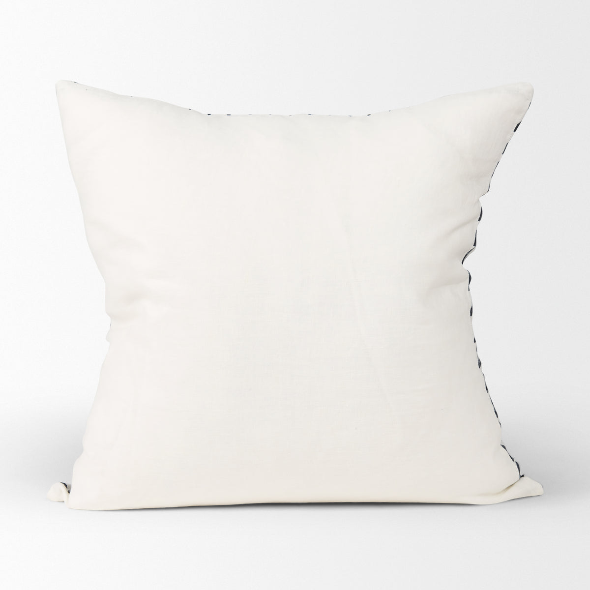 Jolie Cream Linen Square Pillow Cover (min order qty 2)-Decorative Pillows-DECOROLALA