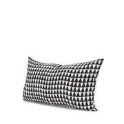Jolie Cream Linen Lumbar Pillow Cover - Black Print (min order qty 2)-Decorative Pillows-DECOROLALA