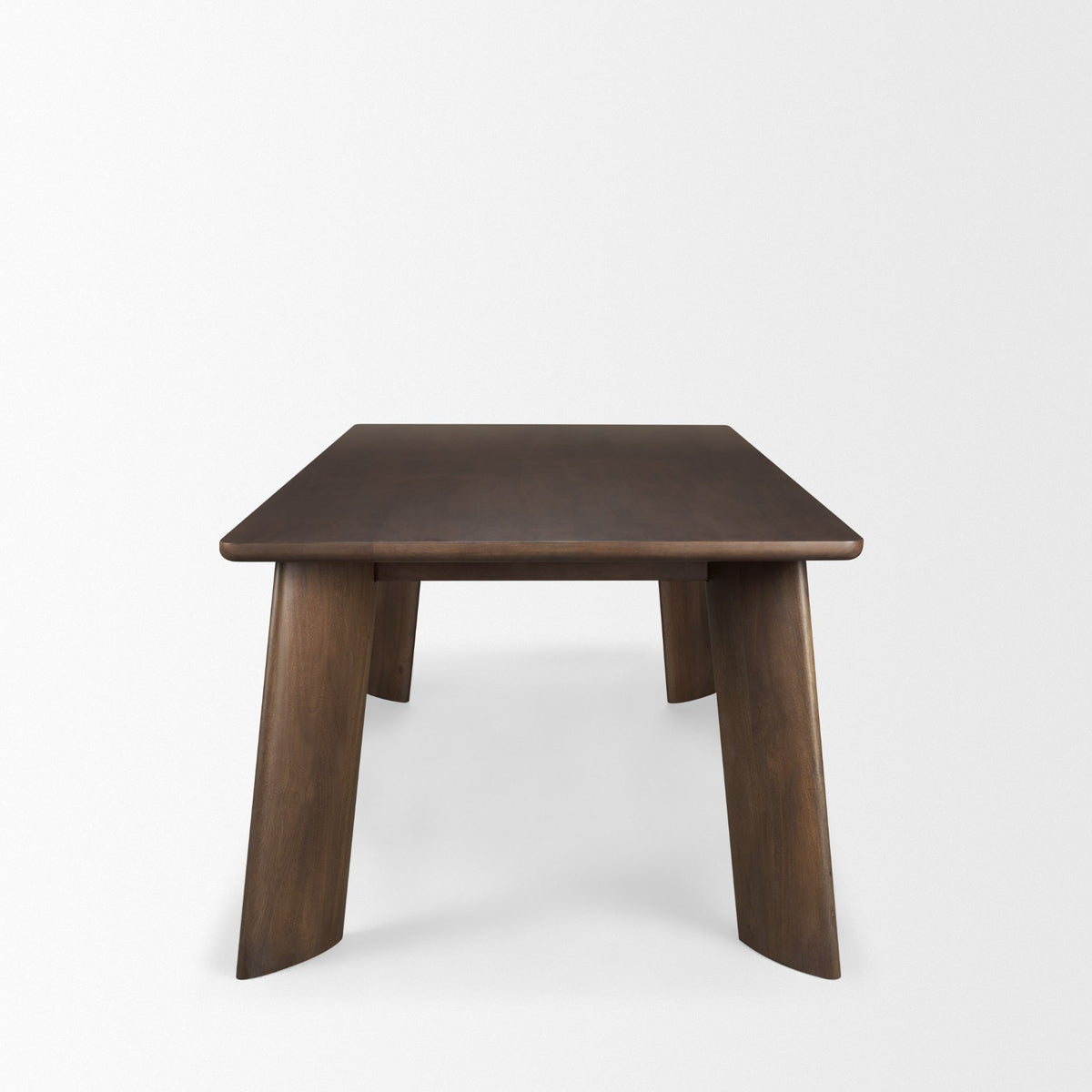 Jonan 94"L x 42"W Rectangular Dining Table | Dark Brown Wood | Seats 8-Dining Tables-DECOROLALA
