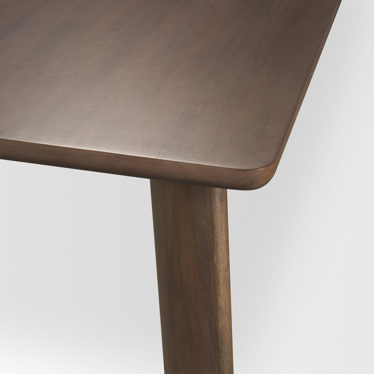 Jonan 94"L x 42"W Rectangular Dining Table | Dark Brown Wood | Seats 8-Dining Tables-DECOROLALA