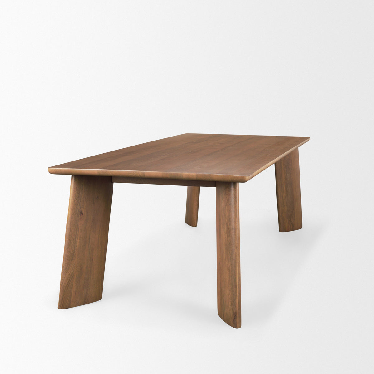 Jonan 94"L x 42"W Rectangular Dining Table | Med Brown Wood | Seats 8-Dining Tables-DECOROLALA