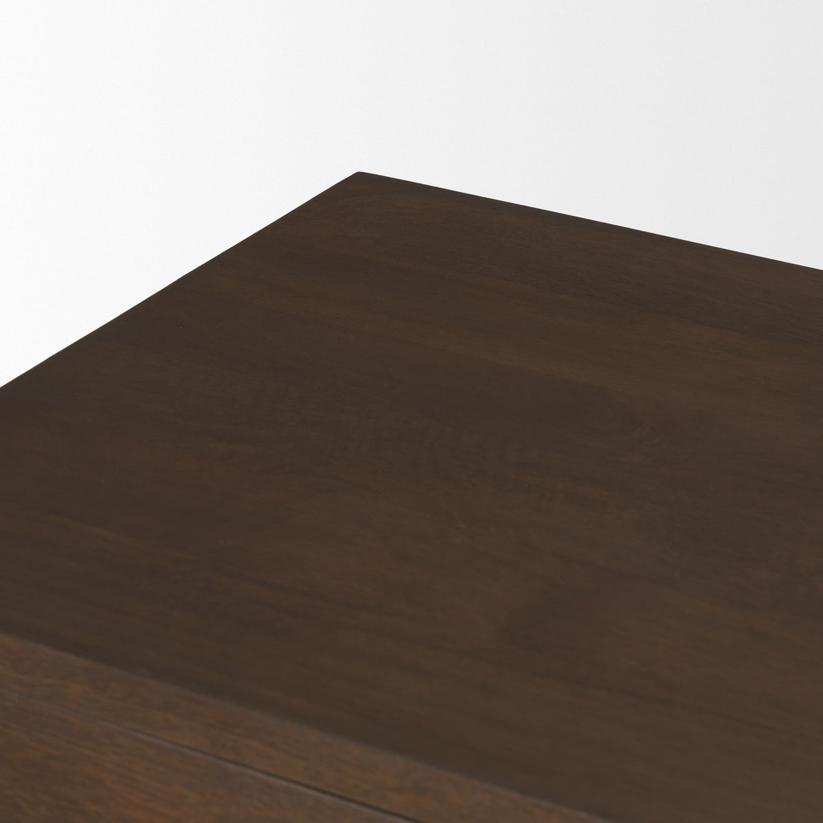 Jonan Dark Brown Wood w/ Dark Aged Brass 2 Door 3 Drawer Sideboard-Sideboards & Buffets-DECOROLALA