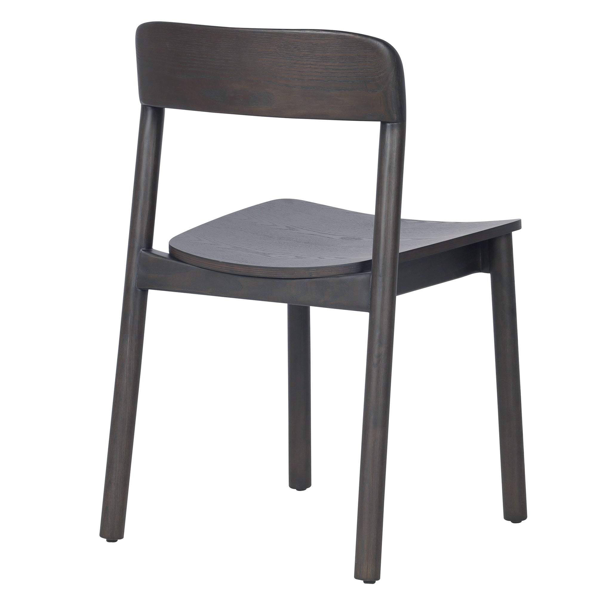 Jonas Dining Chair - Mocha Ash Wood Mid-Century Modern-DECOROLALA