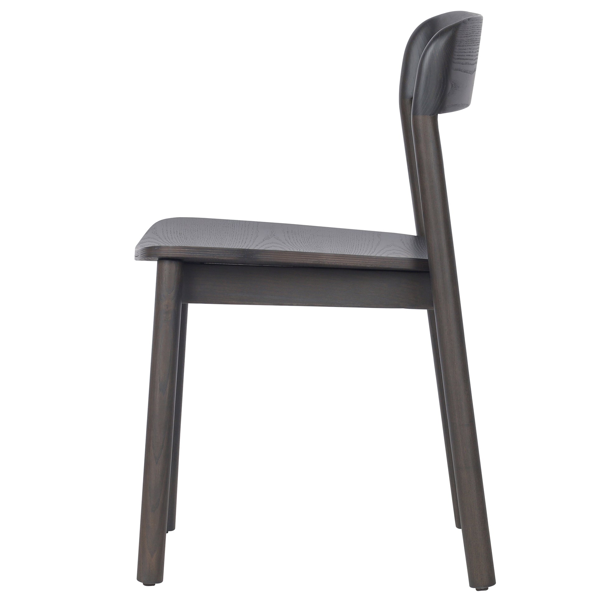 Jonas Dining Chair - Mocha Ash Wood Mid-Century Modern-DECOROLALA