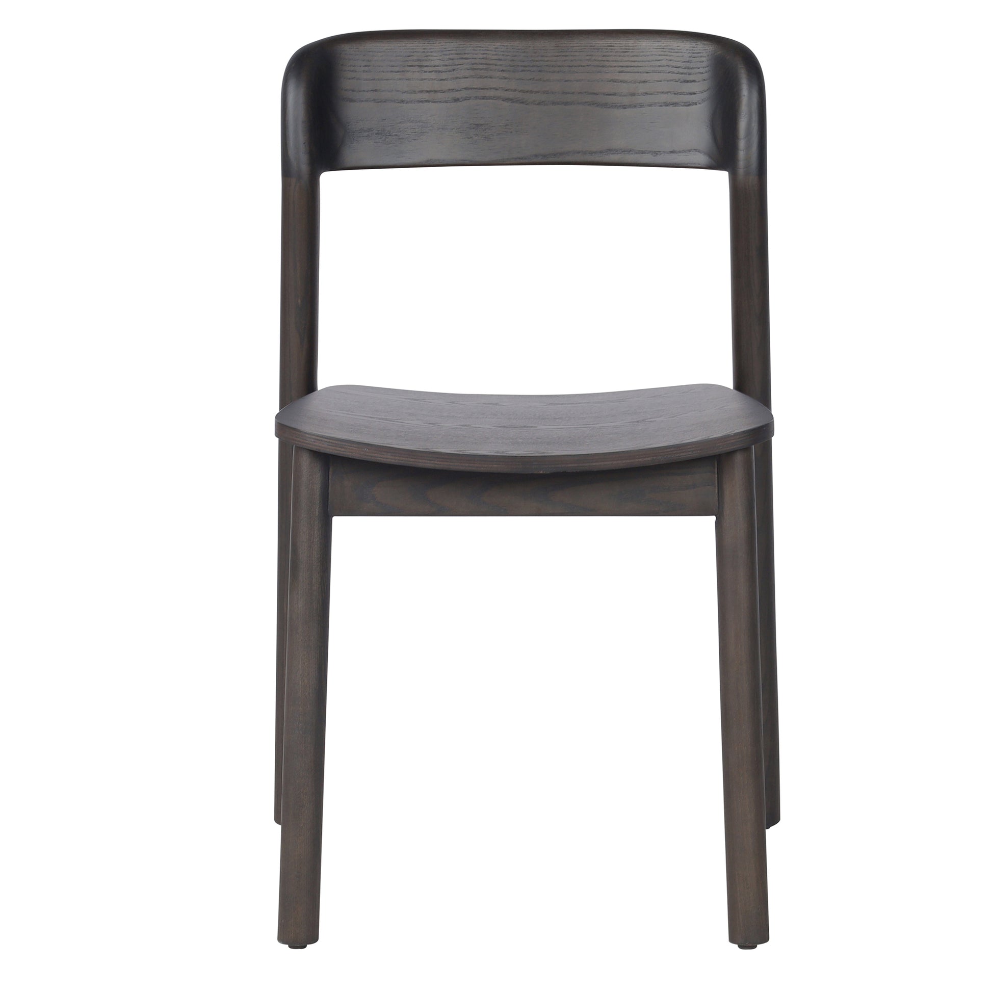 Jonas Dining Chair - Mocha Ash Wood Mid-Century Modern-DECOROLALA