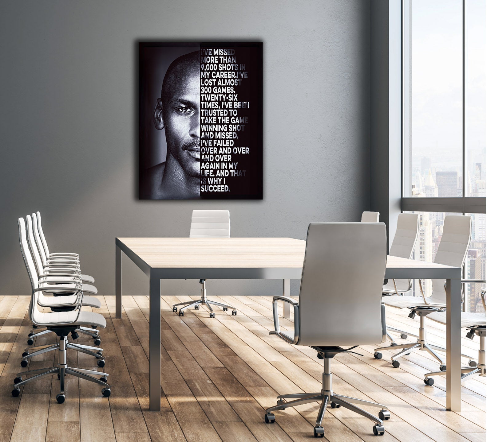 Jordan Inspiration 36" x 48" Canvas Print-Canvas Print-DECOROLALA