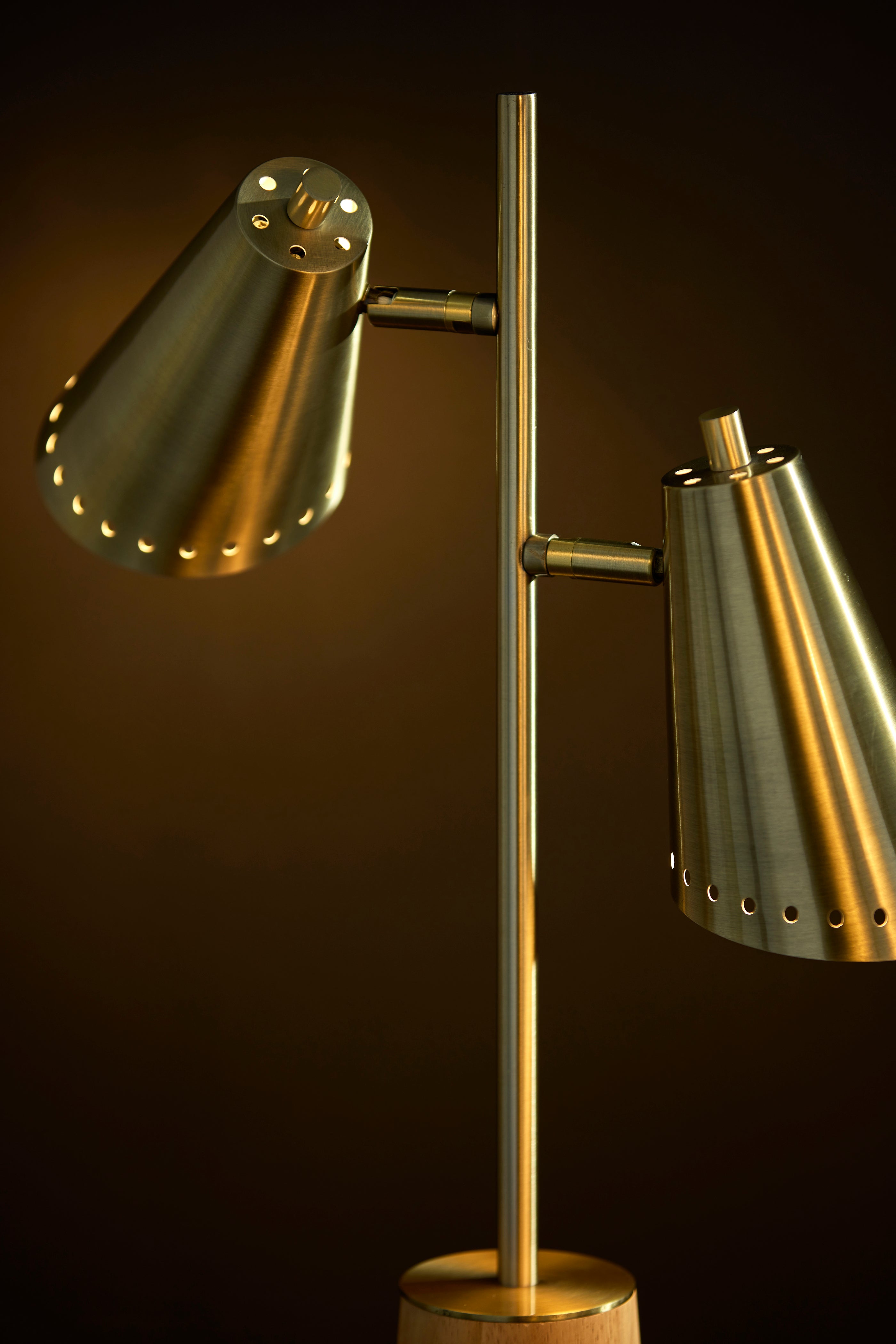 Josephine Floor Lamp - Antique Brass 60.5"-Lighting-DECOROLALA
