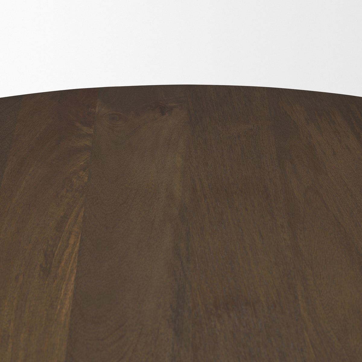 Jovani 48" Round Pedestal Dining Table | Modern | Dark Brown Wood | Seats 4-Dining Tables-DECOROLALA