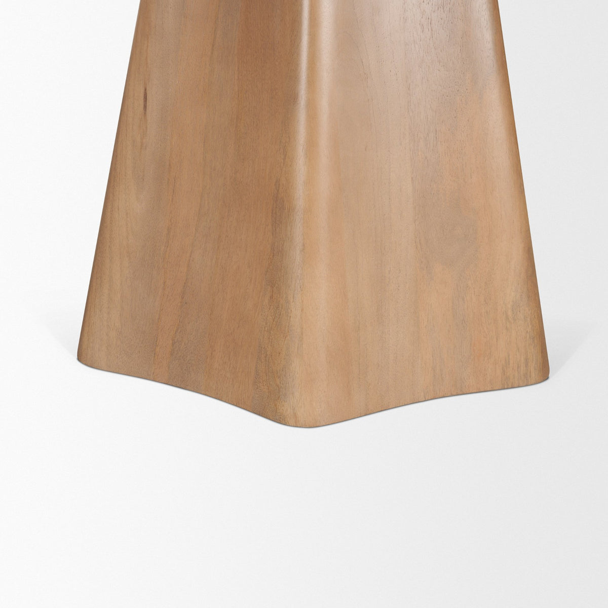Jovani 48" Round Pedestal Dining Table | Modern | Light Brown Wood | Seats 4-Dining Tables-DECOROLALA