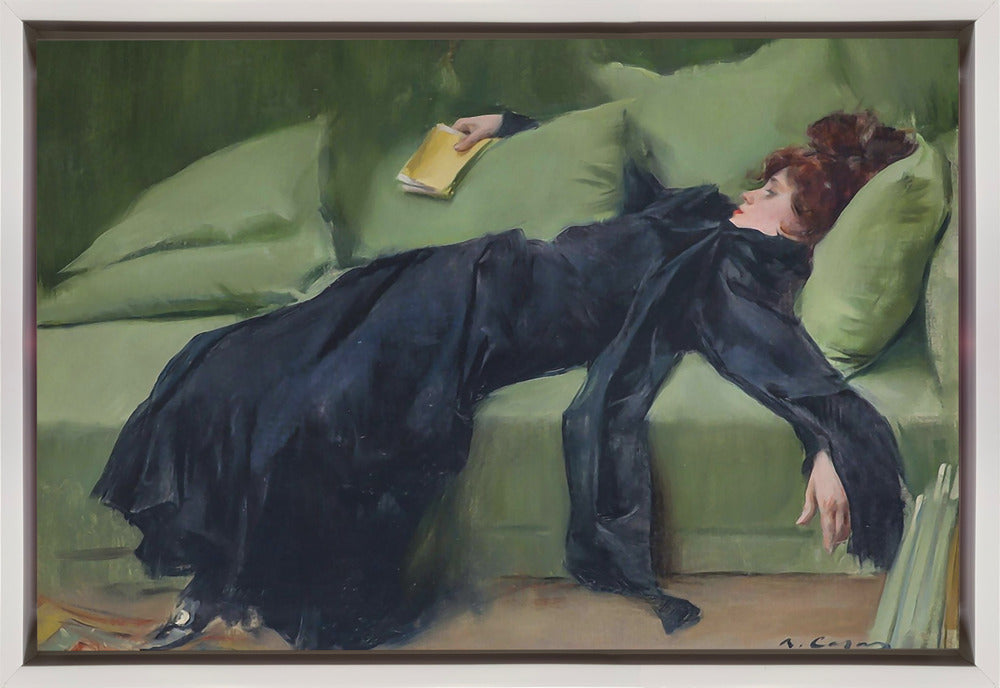 Jove Decadent by Ramon Casas Wall Art-canvas-DECOROLALA