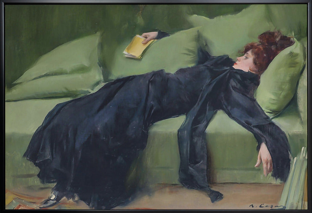 Jove Decadent by Ramon Casas Wall Art-canvas-DECOROLALA