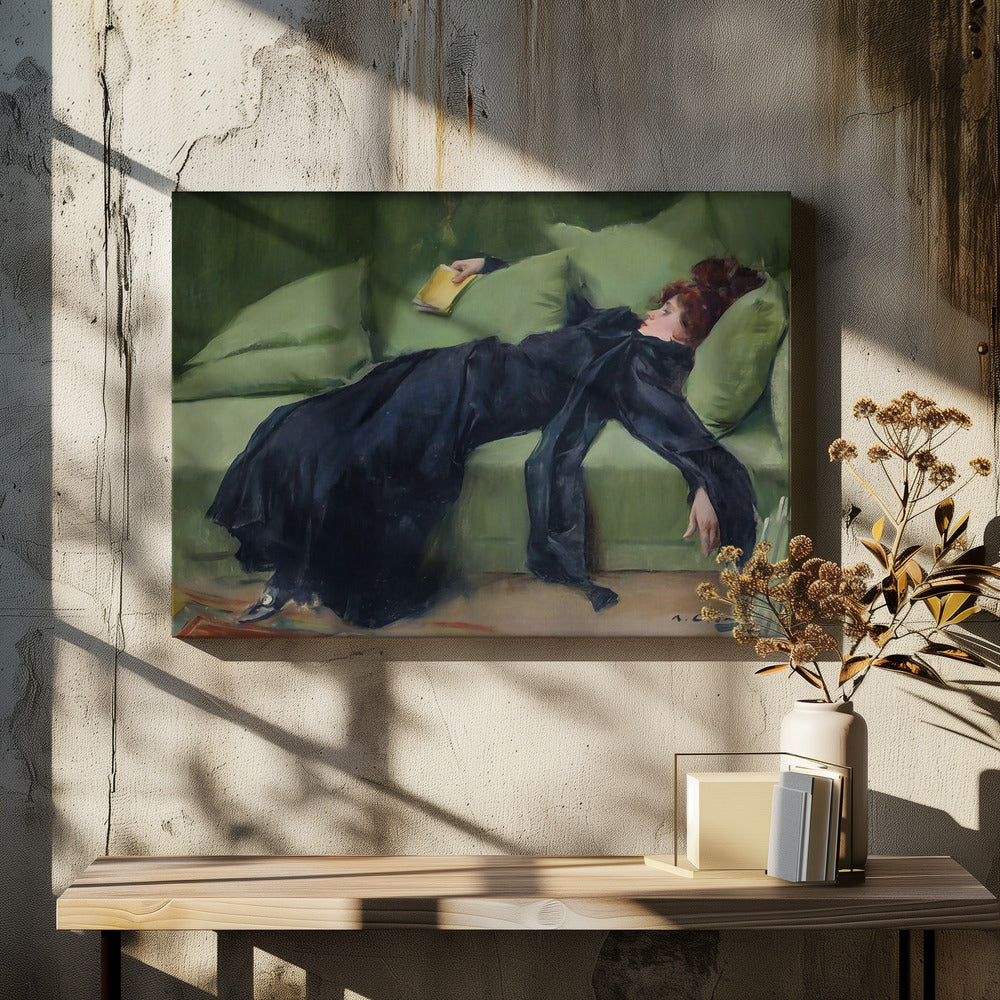 Jove Decadent by Ramon Casas Wall Art-canvas-DECOROLALA
