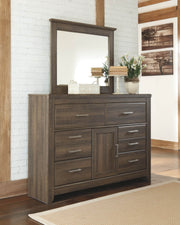 Juararo Six Drawer Dresser - Dark Brown-Dressers-DECOROLALA