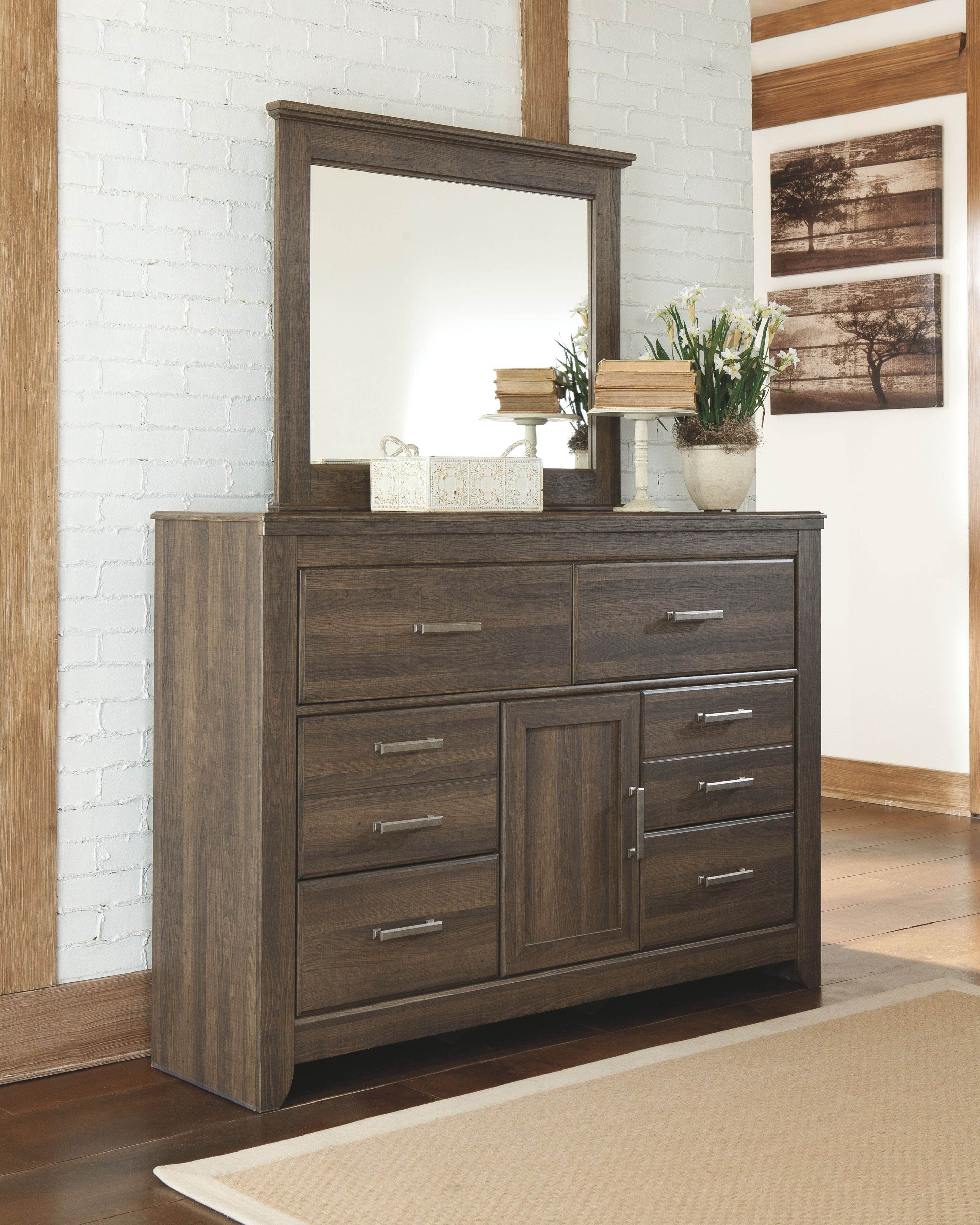 Juararo Six Drawer Dresser - Dark Brown-Dressers-DECOROLALA