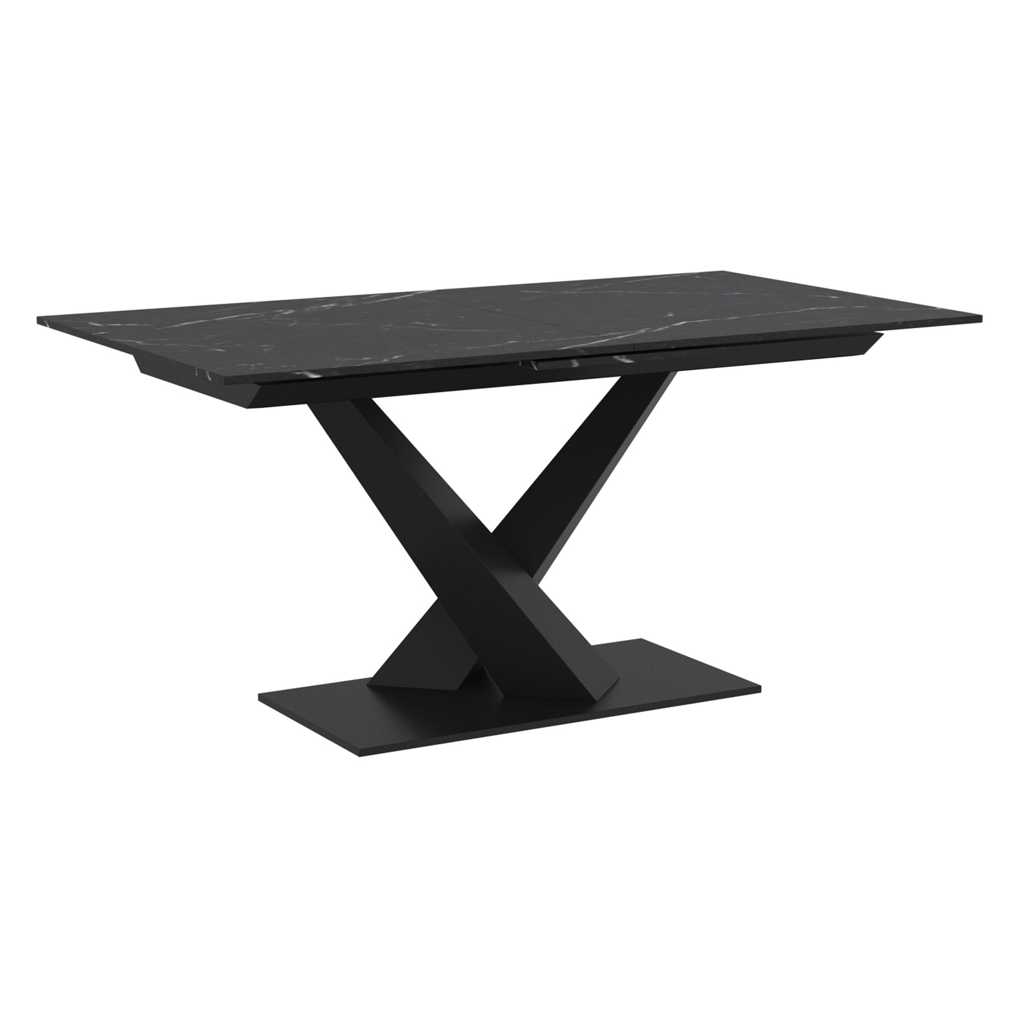 Julius 7-Piece Dining Set - Sintered Stone Table & Boucle Chairs-DECOROLALA