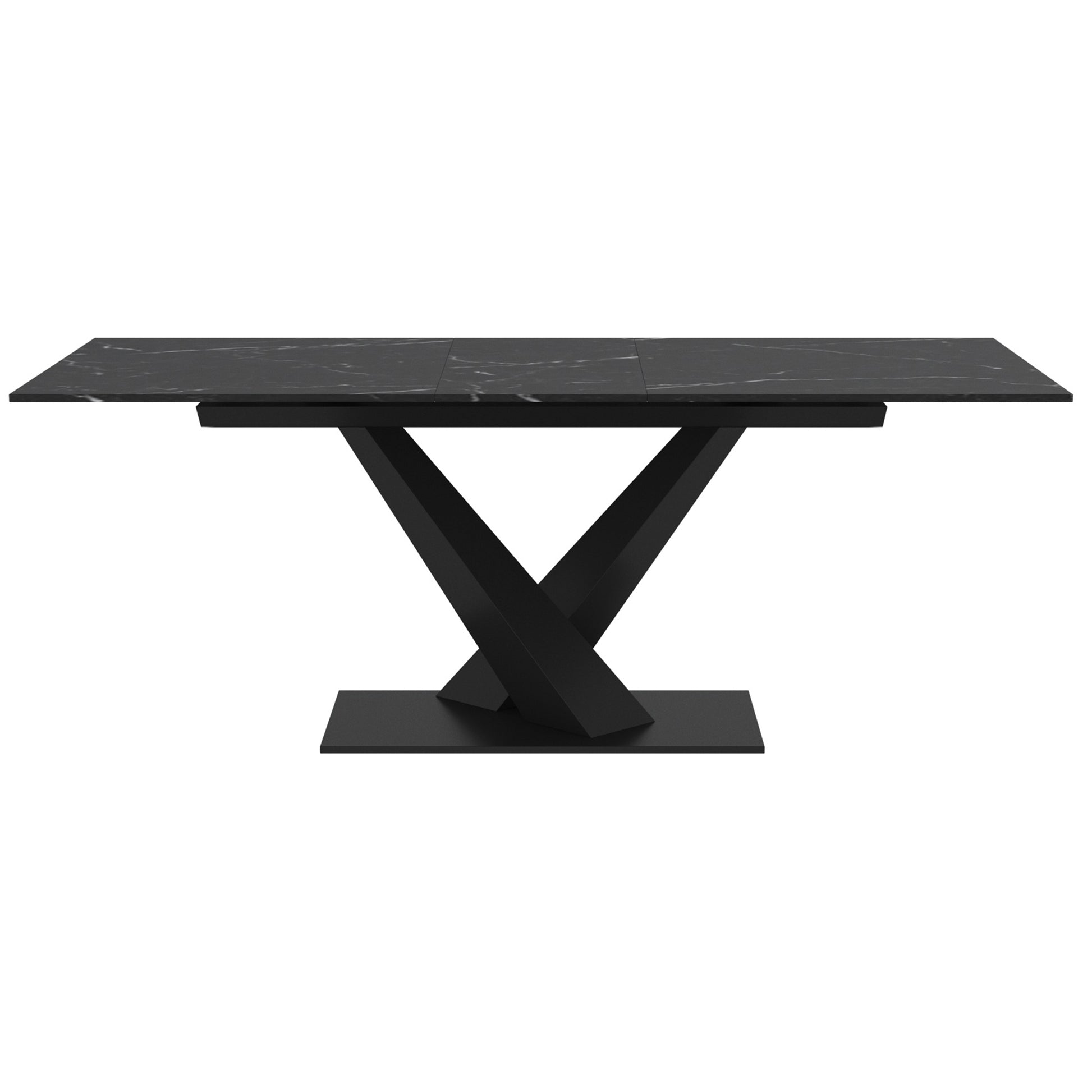 Julius 7-Piece Dining Set - Sintered Stone Table & Boucle Chairs-DECOROLALA