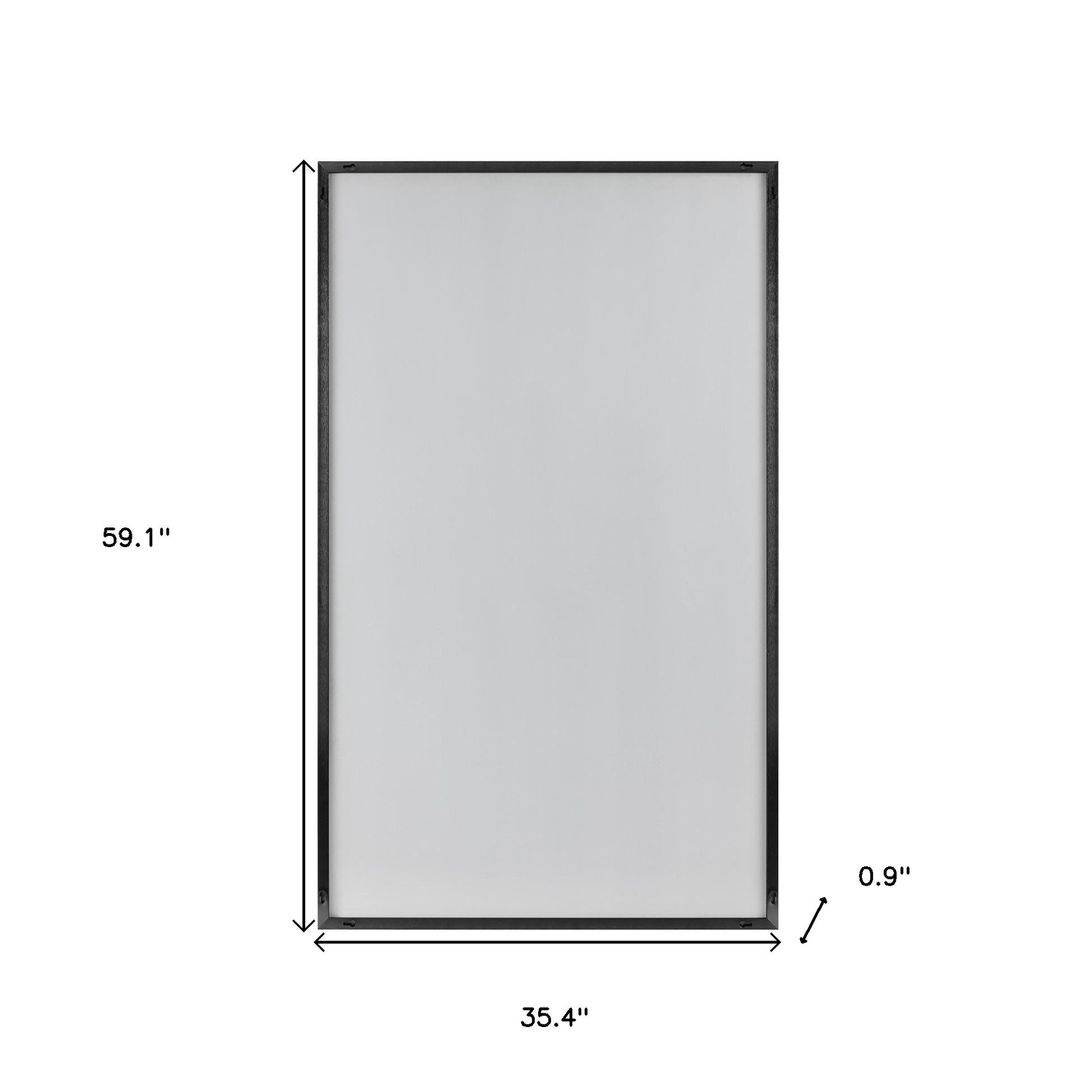 Jumbo Minimal Black Bathroom Vanity Mirror-Mirrors-DECOROLALA