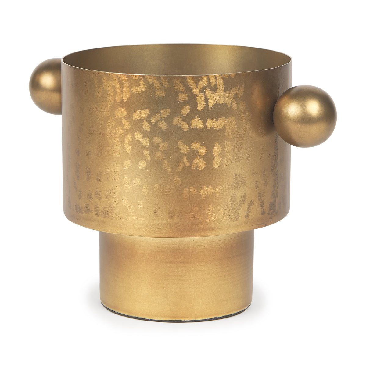 Juno 6.5H Medium Gold Iron Medium Vase-Vase-DECOROLALA