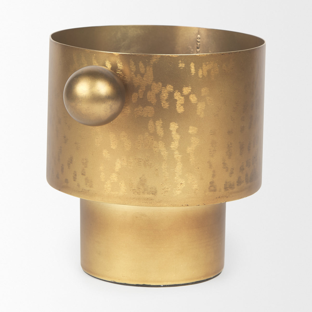 Juno 6.5H Medium Gold Iron Medium Vase-Vase-DECOROLALA